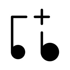 Playlist Icon Vector Symbol Design Illustration