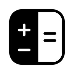 Calculator Icon Vector Symbol Design Illustration