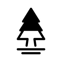 Fir Icon Vector Symbol Design Illustration