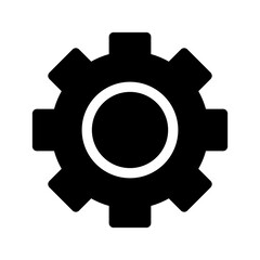 Cogwheel Icon Vector Symbol Design Illustration