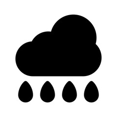 Rain Icon Vector Symbol Design Illustration