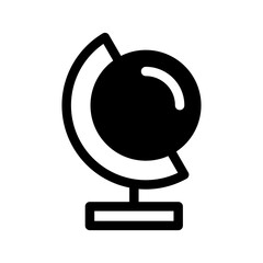 Globe Icon Vector Symbol Design Illustration