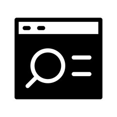 Search Icon Vector Symbol Design Illustration