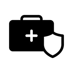First Aid Kit Icon Vector Symbol Design Illustration