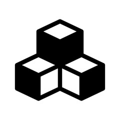 Blockchain Icon Vector Symbol Design Illustration