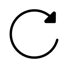 Refresh Icon Vector Symbol Design Illustration