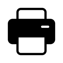 Printer Icon Vector Symbol Design Illustration