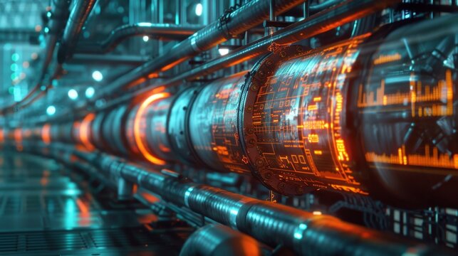 Futuristic Data Processing Pipeline, Generative AI