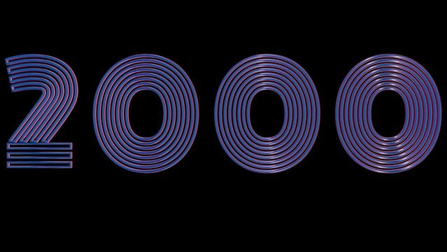 Retro Loading Animation with Neon Typography for 1995 to 2005 : Dynamic Visual Progress Bars and Futuristic