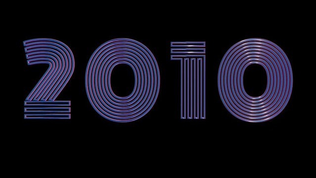 Retro Loading Animation with Neon Typography for 2005 to 2015: Dynamic Visual Progress Bars and Futuristic