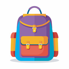 red travel suitcase with luggage