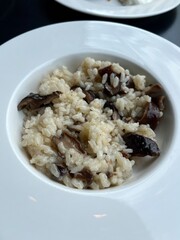 Risotto with mushrooms