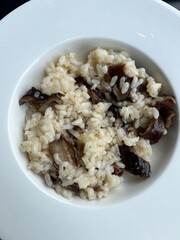 Risotto with mushrooms