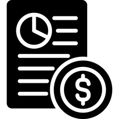 financial budgeting icon