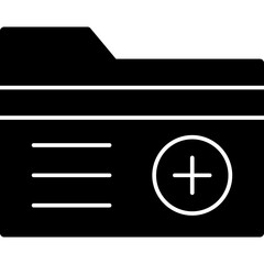 Fototapeta premium Add Folder Icon