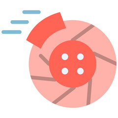 brake flat icon
