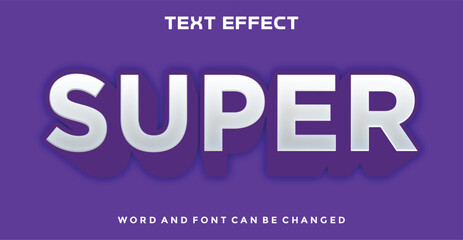 Super editable text effect