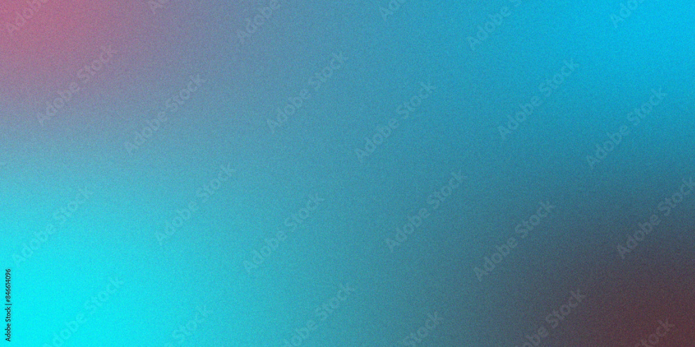 Poster grainy blue green rough grunge with noised blurred color gradient. grainy noisy blurry rough texture