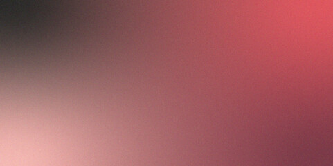 Pink purple grain texture with magenta glowing light texture. Retro grainy Burnt gradient background. Blurred yellow purple red black dark noise texture with rough and light grain.