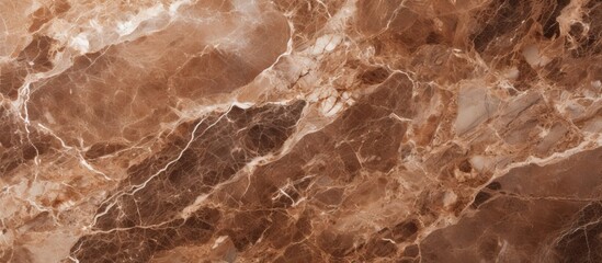 Emperador marble texture background with a variety of natural stone tiles including glossy granite, polished quartz, and limestone on a copy space image.