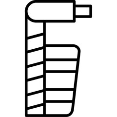 Emergency Break Glass Hammer Icon