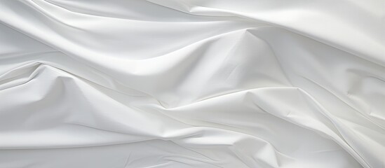 Obraz premium Texture of a white poster with creases, offering a blank copy space image.