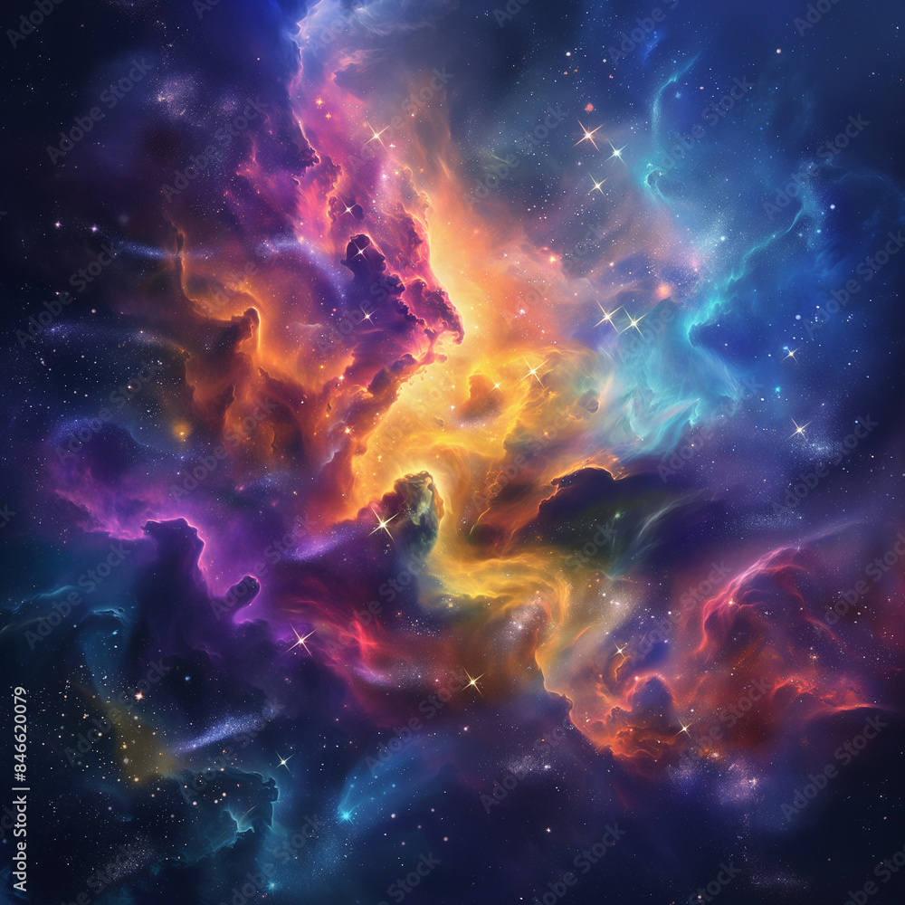 Wall mural blick in den weltraum - a look into space