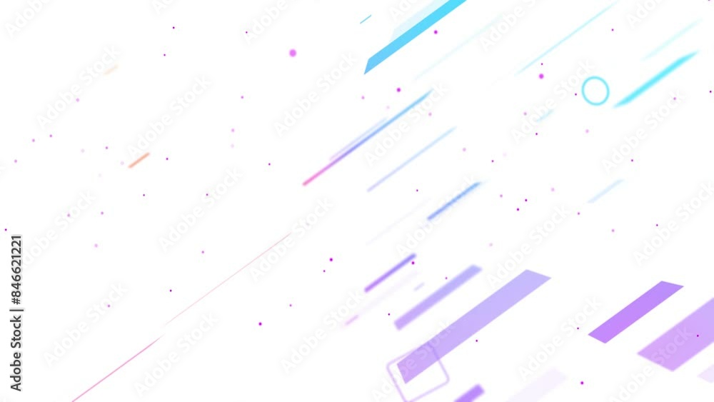 Poster digital cyberspace particles flowing data technology background rays of neon light lines moving spee
