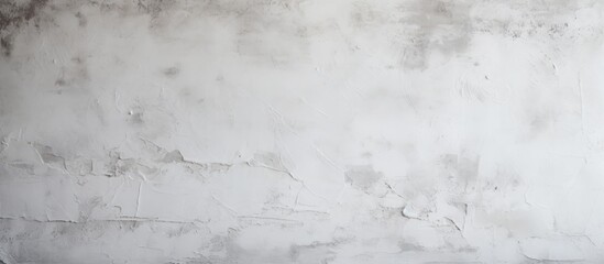 Handmade white plaster texture on a concrete wall, suitable for construction and interior design,...