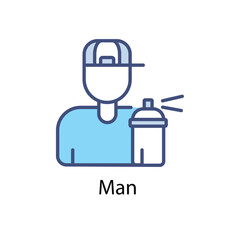 Man vector icon 