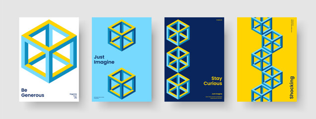 Fototapeta premium Creative Business Presentation Design. Geometric Background Layout. Abstract Report Template. Banner. Book Cover. Poster. Flyer. Brochure. Catalog. Journal. Newsletter. Portfolio. Handbill
