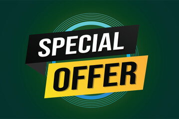Special offer final sale tag. Banner design template for marketing. Special offer promotion or retail. background banner modern graphic design for store shop, online store, website, landing page

