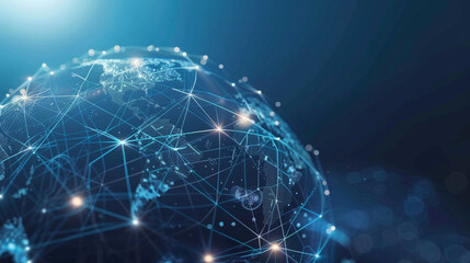 Global Network with Analyzing Technological.