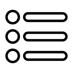 Fototapeta premium List Icon