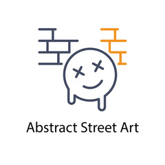 Abstract Street Art vector icon