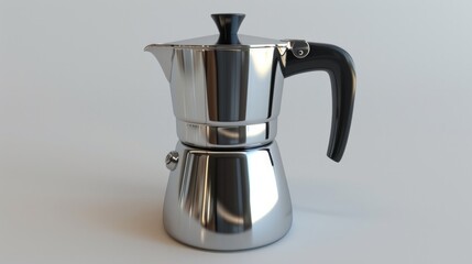 dallah is a metal pot with a long spout designed specifically for making Arabic coffee on white