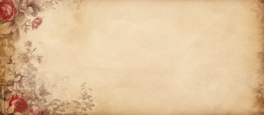 Poster vintage paper background with copy space image.
