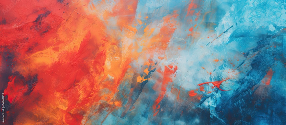 Poster Closeup texture background with abstract spray paint design, ideal for copy space image.