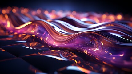 **Futuristic 3D render of glowing abstract patterns- Image #1 @BAN ME?