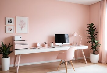 minimalist interior design style futuristic home office sleek furniture state of the art technology