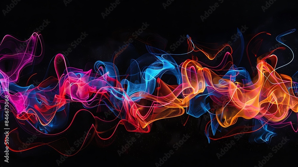 Wall mural abstract colorful background