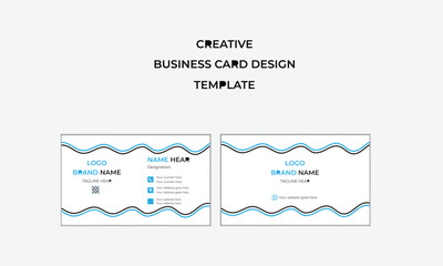 creative modern classic business card layout