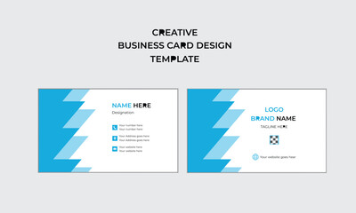 creative modern classic business card layout
