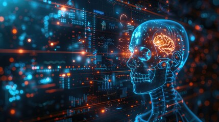 Advanced Medical Tech and Innovative Healthcare Presentation Background