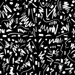 seamless brush stripe organic hand drawn line art seamless pattern. applicable for background, wallpaper and other decorative purpose such textile and clothing