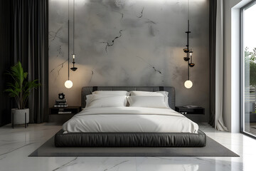 Sleek and Stylish Bedroom Retreat
