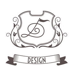 Vintage Wappen, Design Emblem - Vektor