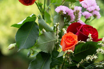 薔薇の花束