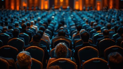 Social mobility conference, hotel ballroom tackling income inequality