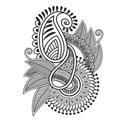 Traditional and Cultural Beautiful pattern design, tattoo design, mandala patterns, Arabic patterns, Rangoli, Alpona, Kolam, Paisley line art.